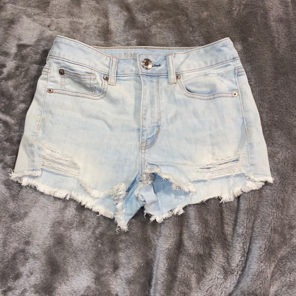 American Eagle light wash Jean Shorts